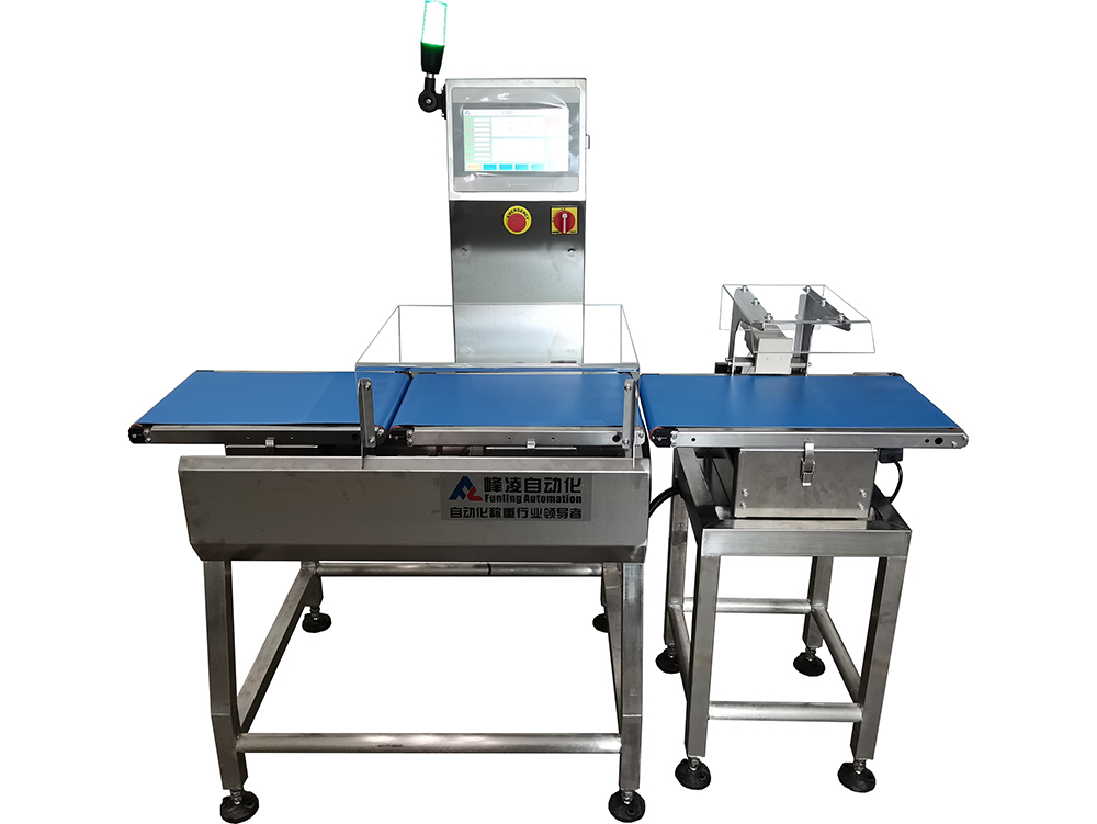 重量检测机可广泛应用于食品，药品，消耗品等行业的在线称重检测